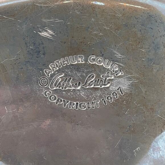 Vintage 1997 Arthur Court Divided Kids 8" Plate 3 Section Tray Rabbit Design - Picture 3 of 6